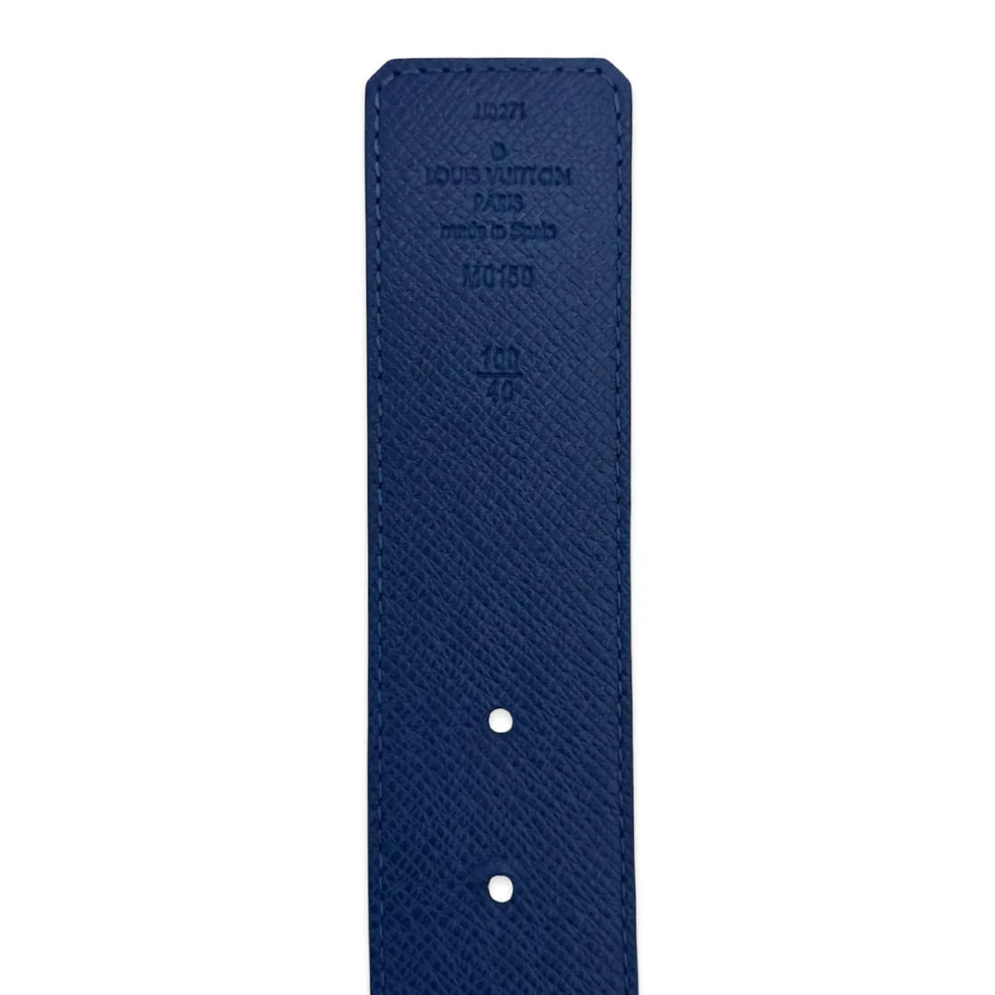LOUIS VUITTON Monogram Taiga Initiales Reversible Belt - size M & L