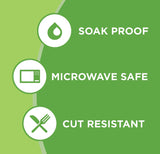 Amazon Basics Everyday Paper Plates, 8.62 Inch, Disposable, 200 Count