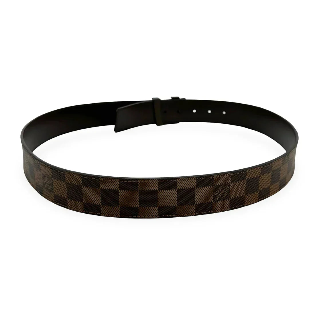 LOUIS VUITTON - Damier Ebene Initiales Belt