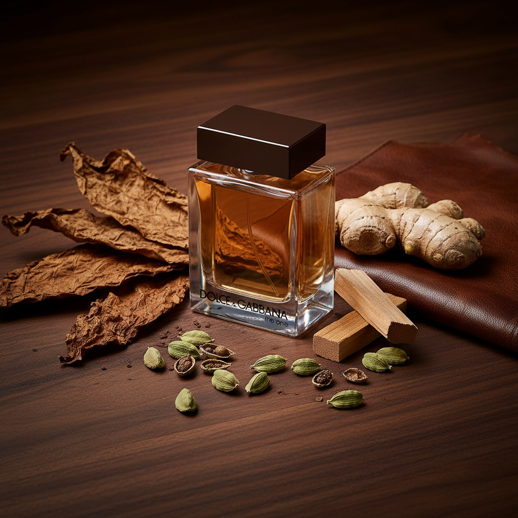 Dolce & Gabbana The One for Men with tobacco cardamom and cedarwood
