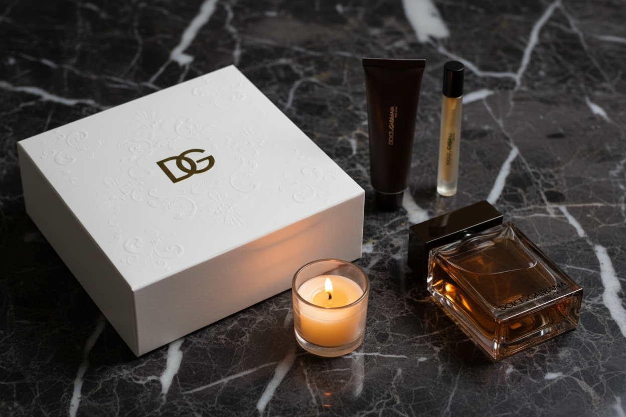 The One Men Gift Set on Dark Marble