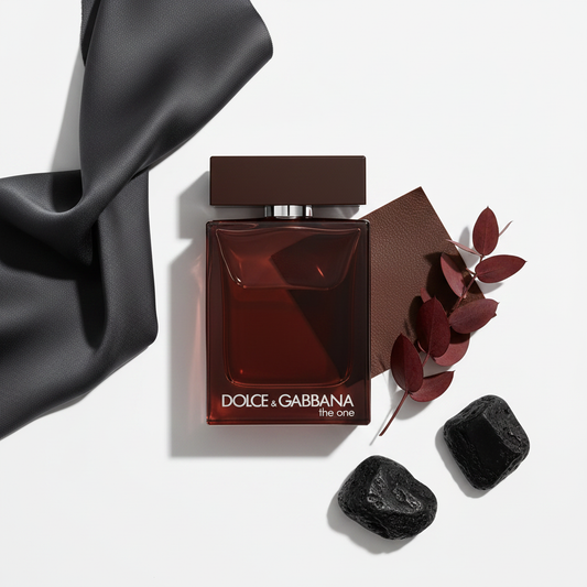 The One EDP Flat Lay White Background
