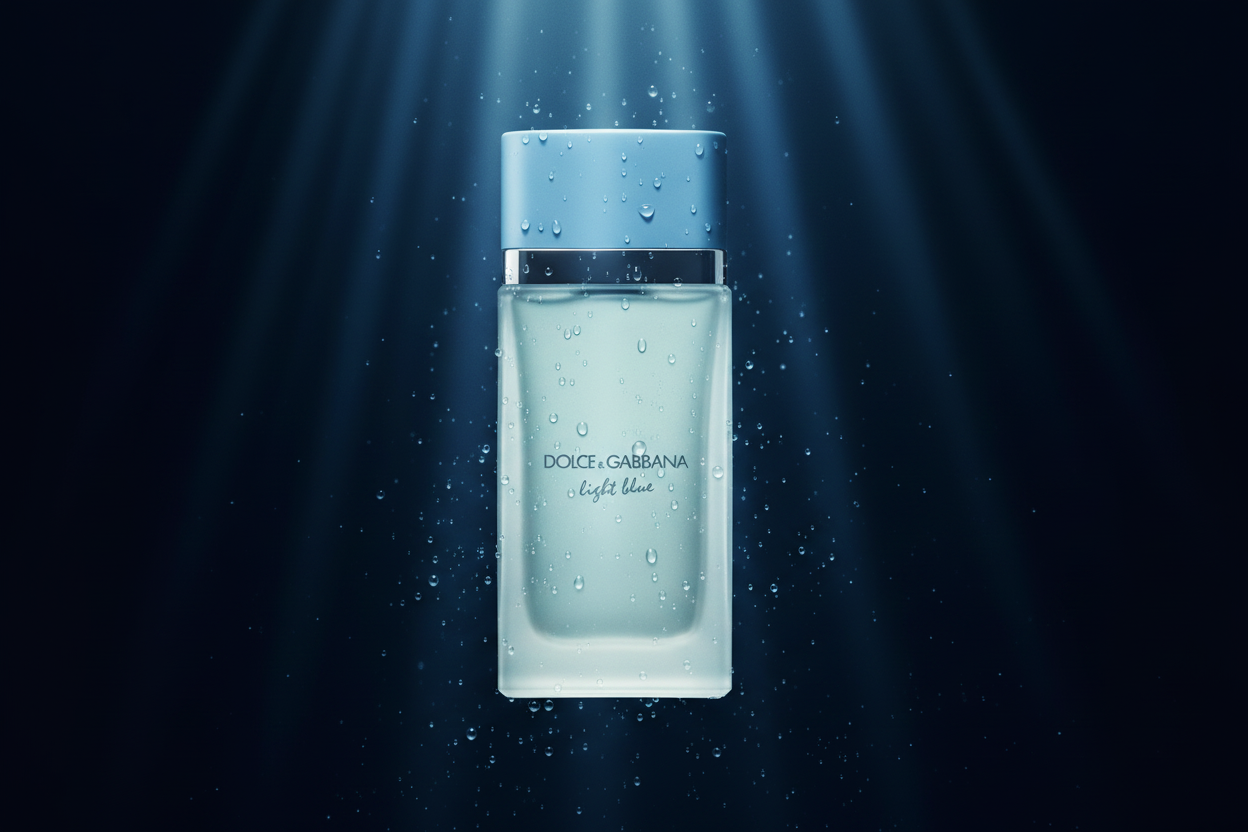 Dolce & Gabbana Light Blue dark navy editorial