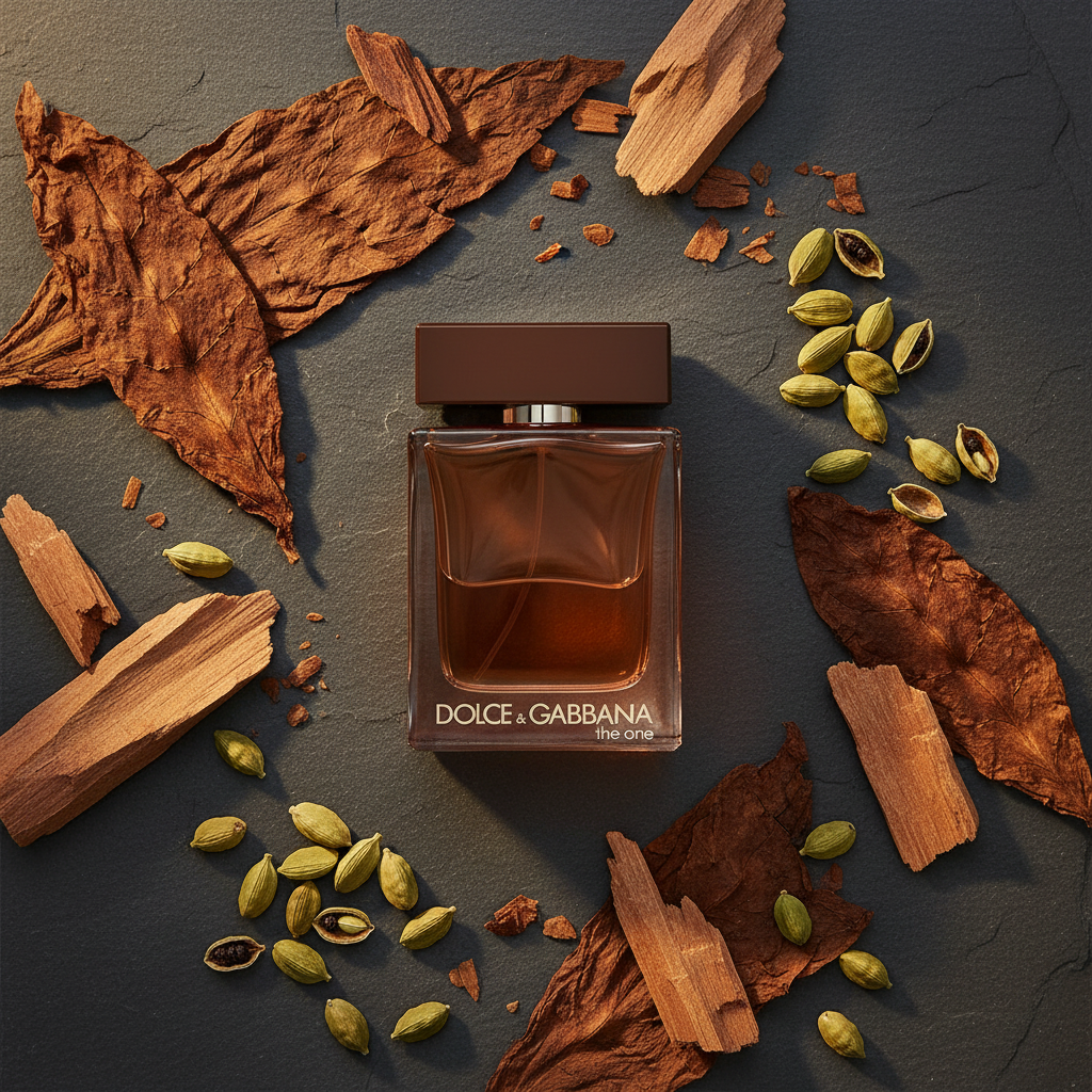 The One EDP Ingredient Flat Lay